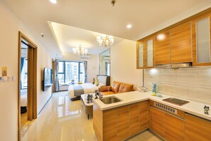 Elite Twin Room, City View | View from room - Dalian Jianan gongguan Seaview Hotel (Dalian)