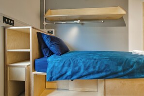 Habitación individual Deluxe | Caja de seguridad en la habitación y escritorio