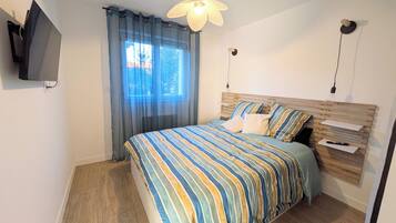 1 bedroom, internet, bed sheets