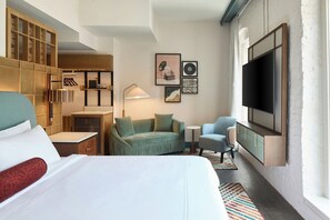 Studio, 1 King Bed | In-room safe, desk, travel crib, WiFi (free) - The Balladeer Hotel, Mount Airy, a Tribute Portfolio Hotel (Mount Airy)