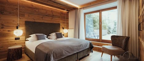 Pütia Lodge | 高級寝具、羽毛の掛け布団、セーフティボックス (室内)、客室ごとに異なる装飾