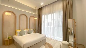 Luksushuvila, 4 makuuhuonetta, yksityinen uima-allas | Työpöytä, kannettavalle tietokoneelle sopiva työtila, pimennysverhot