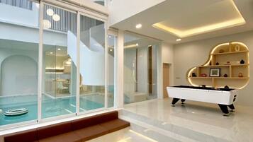Luxury Villa, 4 Bedrooms, Private Pool | Living room