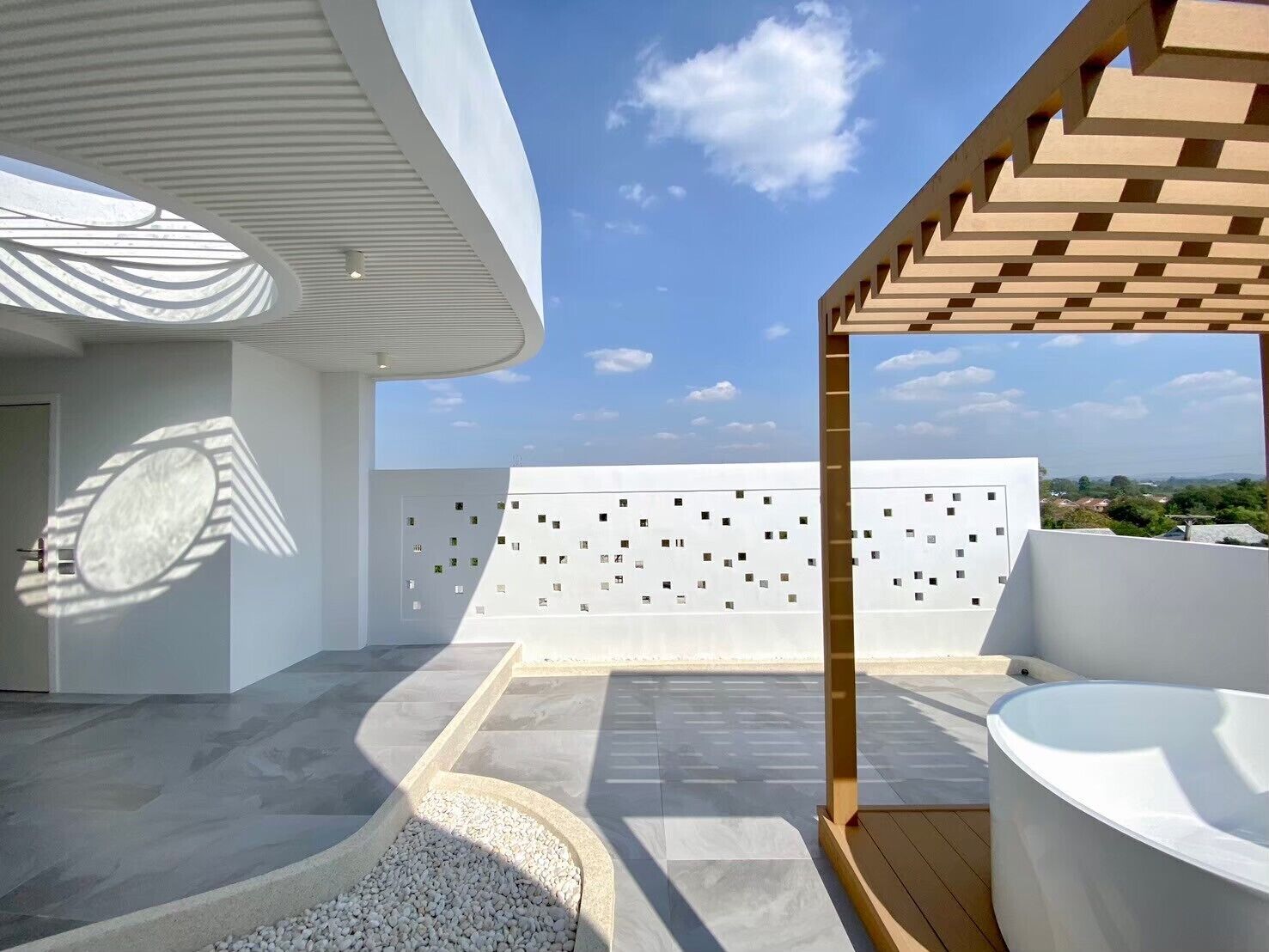 Villa Luxe, 4 chambres, piscine privée | Balcon