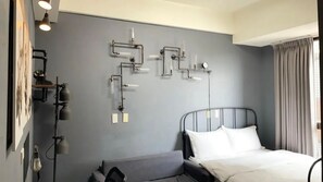 Classic Double Room, City View - Yizhong Street Hiyori Guesthouse (Taichung)