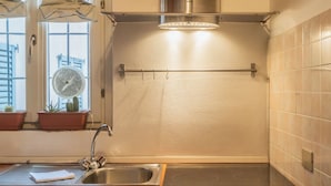 公寓 (1 Bedroom) | 私人厨房 | 意式浓缩咖啡机、微波炉、烤箱、电热水壶