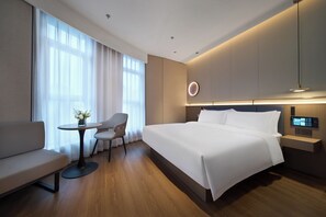 Luxe eenpersoonskamer, uitzicht op stad