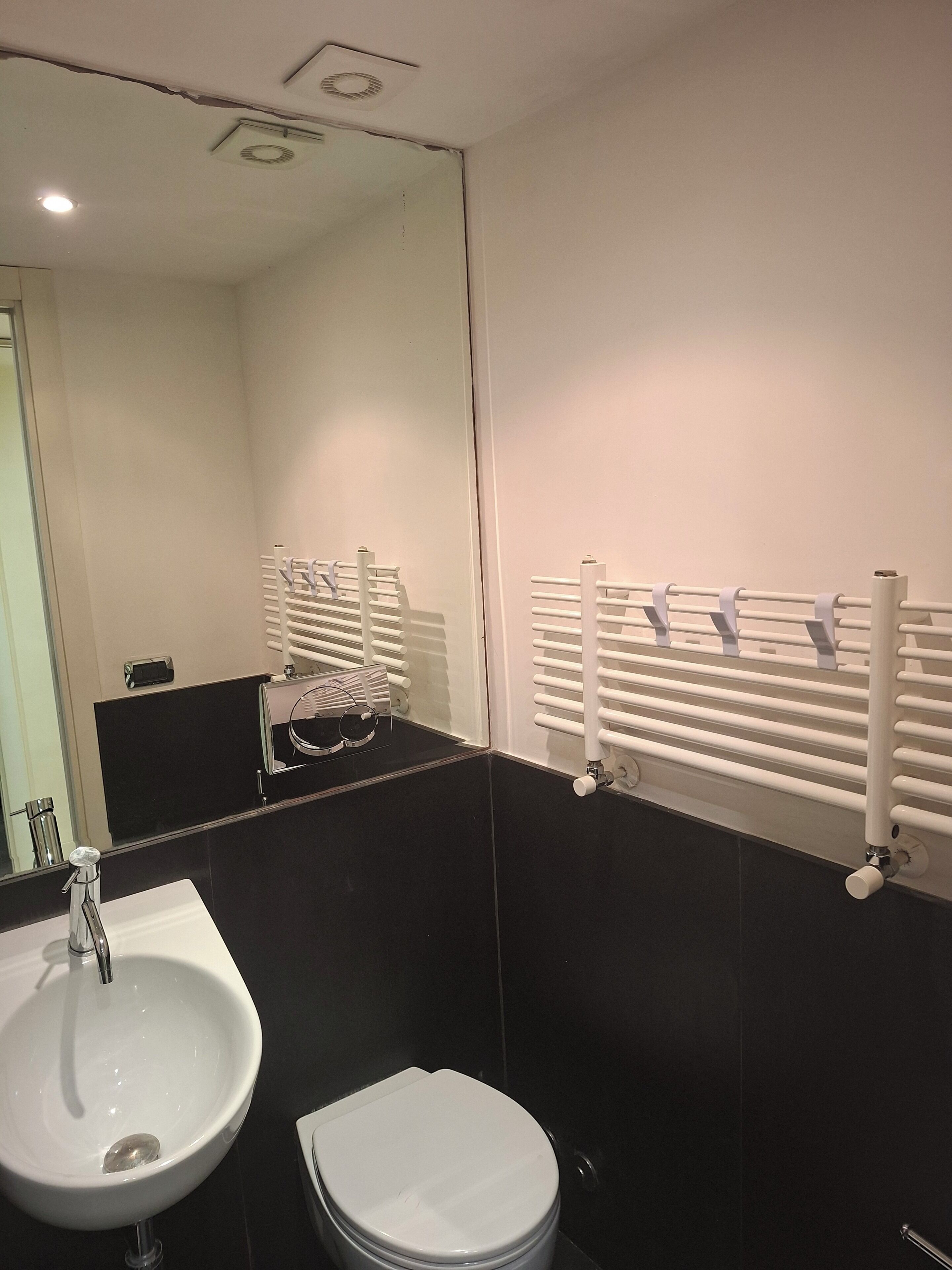 Dusche, Haartrockner, Bidet, Handtücher