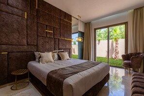 4 bedrooms, iron/ironing board, Internet, bed sheets - Superb Marrakech villa with heated pool (Marrakech)