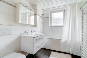 Bathroom - 3-BR in Wipkingen · parking · tram nearby (Zürich)