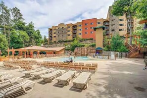 Outdoor pool - Spacious 3BR Condo Retreat (Wisconsin Dells)