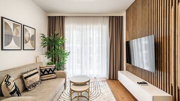 Apartament, balcó | Sala d'estar | Televisor intel·ligent