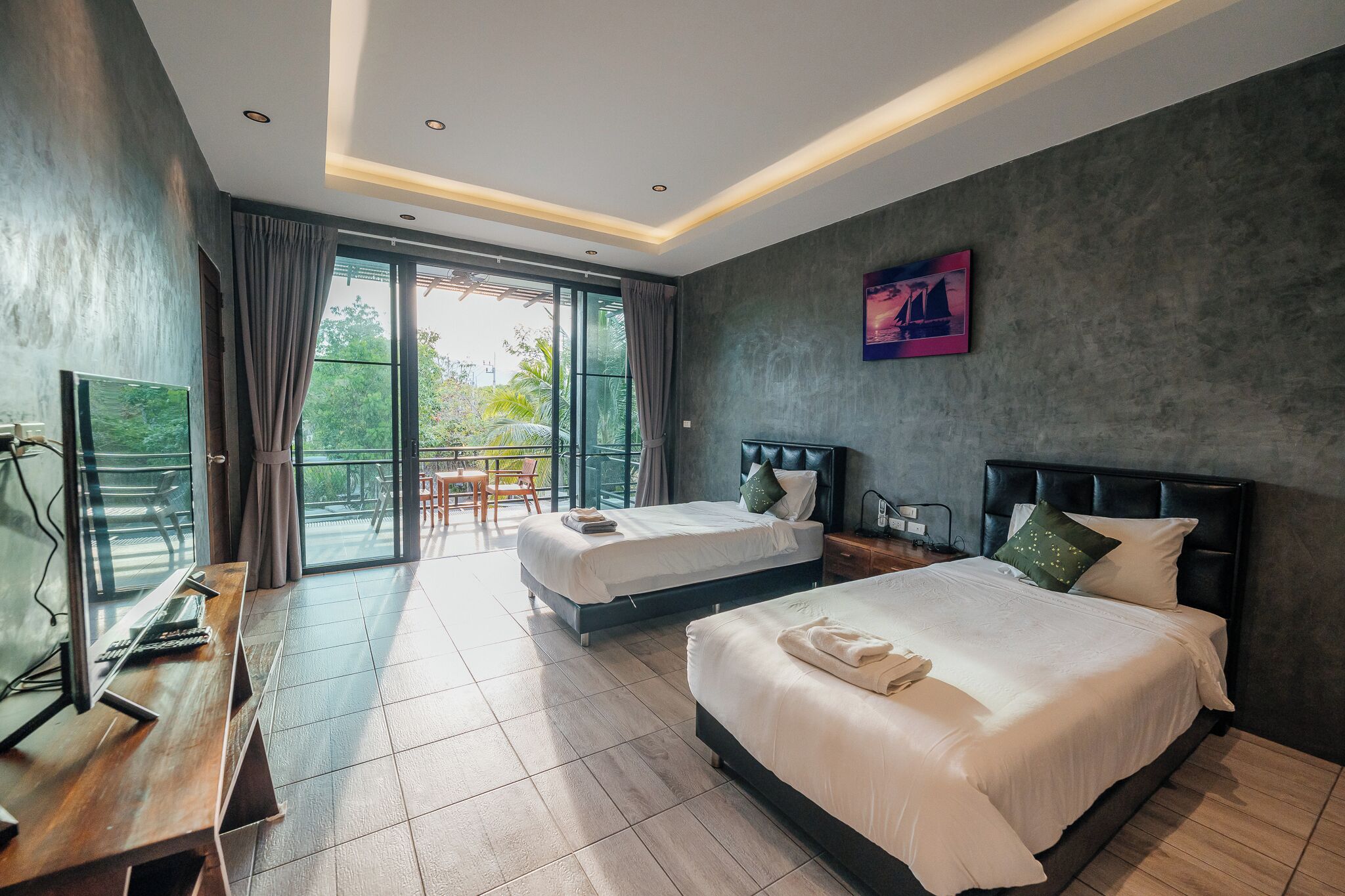 Standard-Zweibettzimmer, Gartenblick