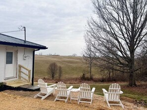 Terrace/patio - Ridge View Villa #1 -Haven in the Heart of the Bourbon Trail. (Waddy)