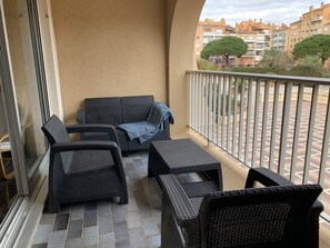 Property grounds - Apartment with AC, sea view - 4 guests (Hyères)