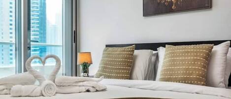 1 多间卧室、熨斗/熨衣板、WiFi、床单