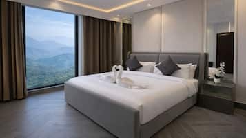 Minibar, wifi gratis y ropa de cama
