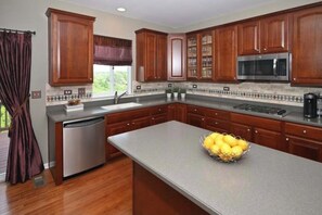 Private kitchen - Elegant and Charming 4-bedroom house with AC in West Dundee (West Dundee)
