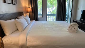 Individually decorated, individually furnished, iron/ironing board