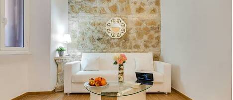 Classic-værelse med dobbeltseng eller 2 enkeltsenge | Opholdsområde