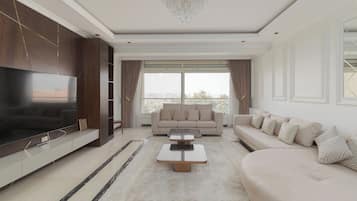 Luxury Villa, 6 Bedrooms, Private Pool, Executive Level | Living area