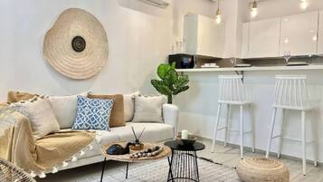 Appartement, 1 chambre | Coin séjour