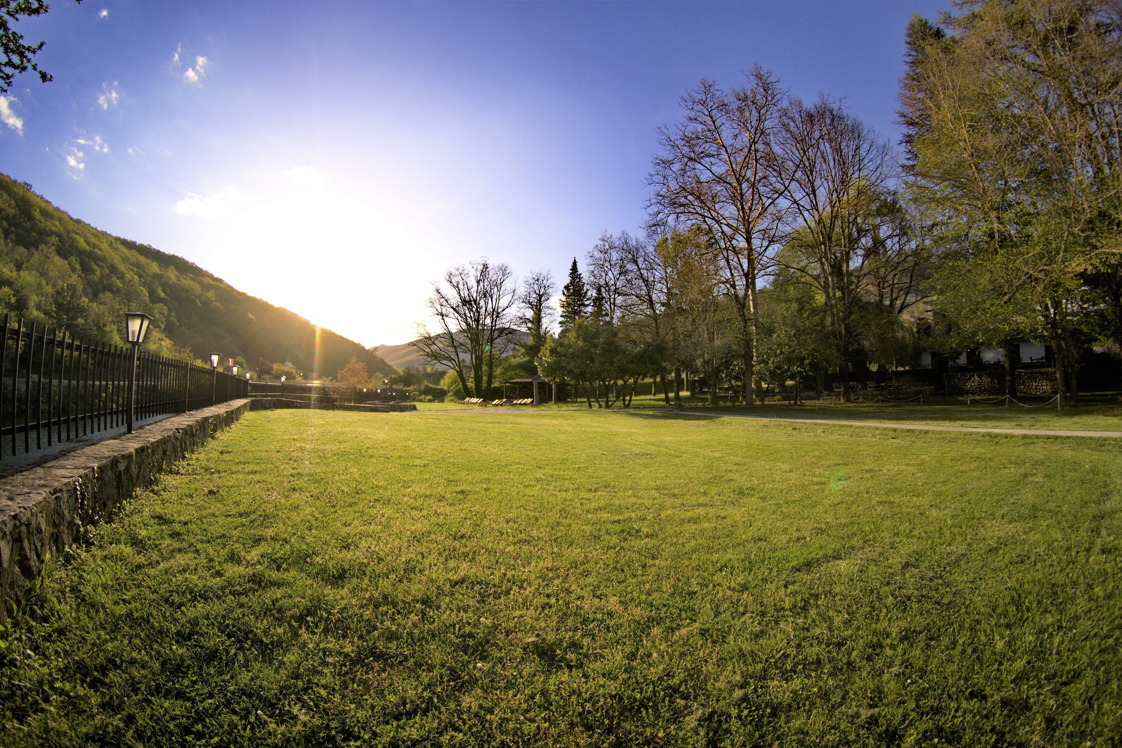 Overnattingsstedets uteområder
