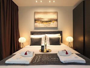 Superior Suite, City View | In-room safe, blackout drapes, soundproofing, iron/ironing board - Athens Eleven Luxury Apartments (Athens)