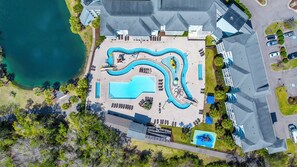Pool - SH 322 1BR Condo Pond View, Lazy River, Hot Tubs & Beach Access LBTS (Pawleys Island)