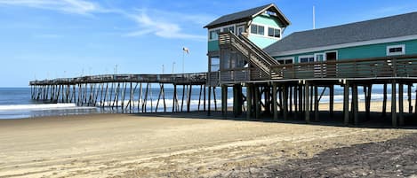 Plage à proximité, chaises longues
