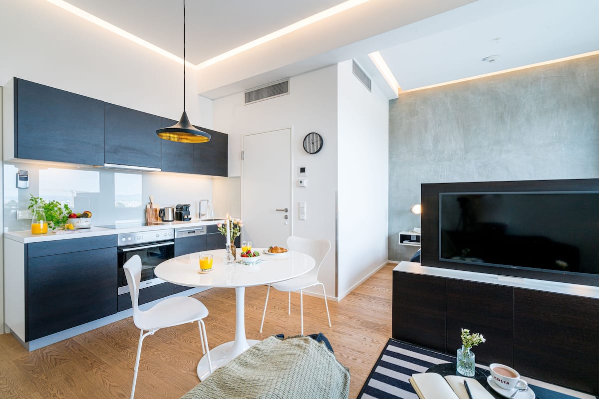 Apartment with City View | Konaklama yerinin ön cephesi