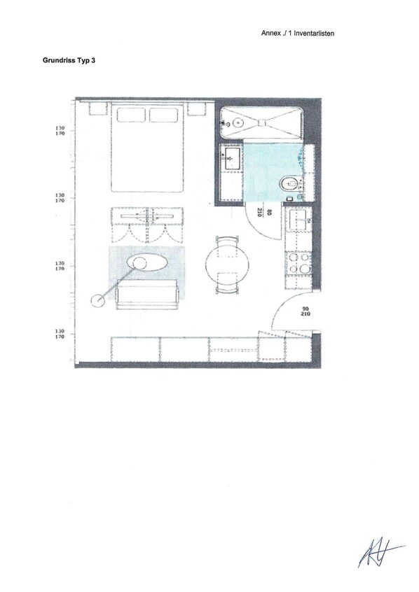Floor plan - Vienna Residence, Philips Haus - Europlaza (Vienna)