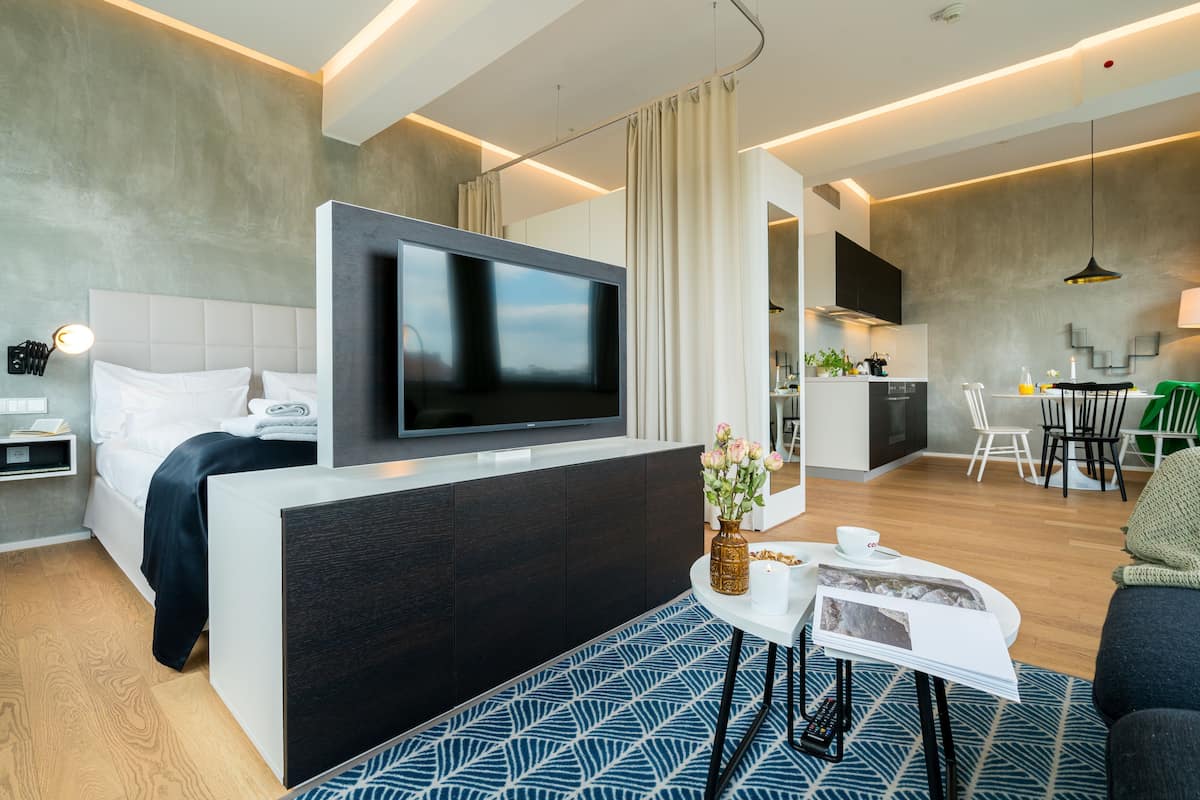 Deluxe One-Bedroom Apartment | Front of property