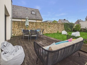 Outdoor dining - House for 6 with Garden - Cap Coz (Fouesnant)