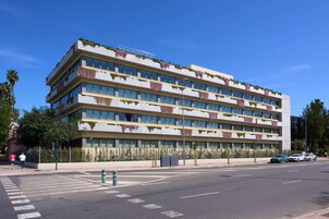 A szálláshely homlokzata