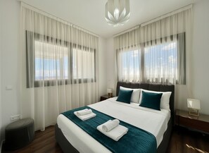 2 bedrooms, iron/ironing board, free WiFi, bed sheets - STAY Anna Residence Sea View Apartment 201 (Agios Athanasios)