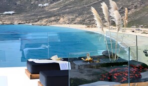 Spa - Villa Chrysta for Large Groups – Sea View & Private Pool (Mykonos)