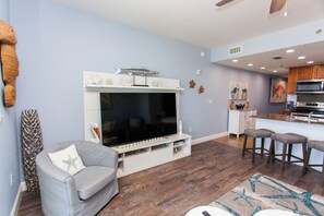 Living area - Gulf-Front 1BR • Sleeps 6 • Sterling Breeze 403 • Beach Service Included (Panama City Beach)