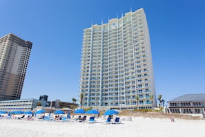 Exterior - Gulf-Front 1BR • Sleeps 6 • Sterling Breeze 403 • Beach Service Included (Panama City Beach)