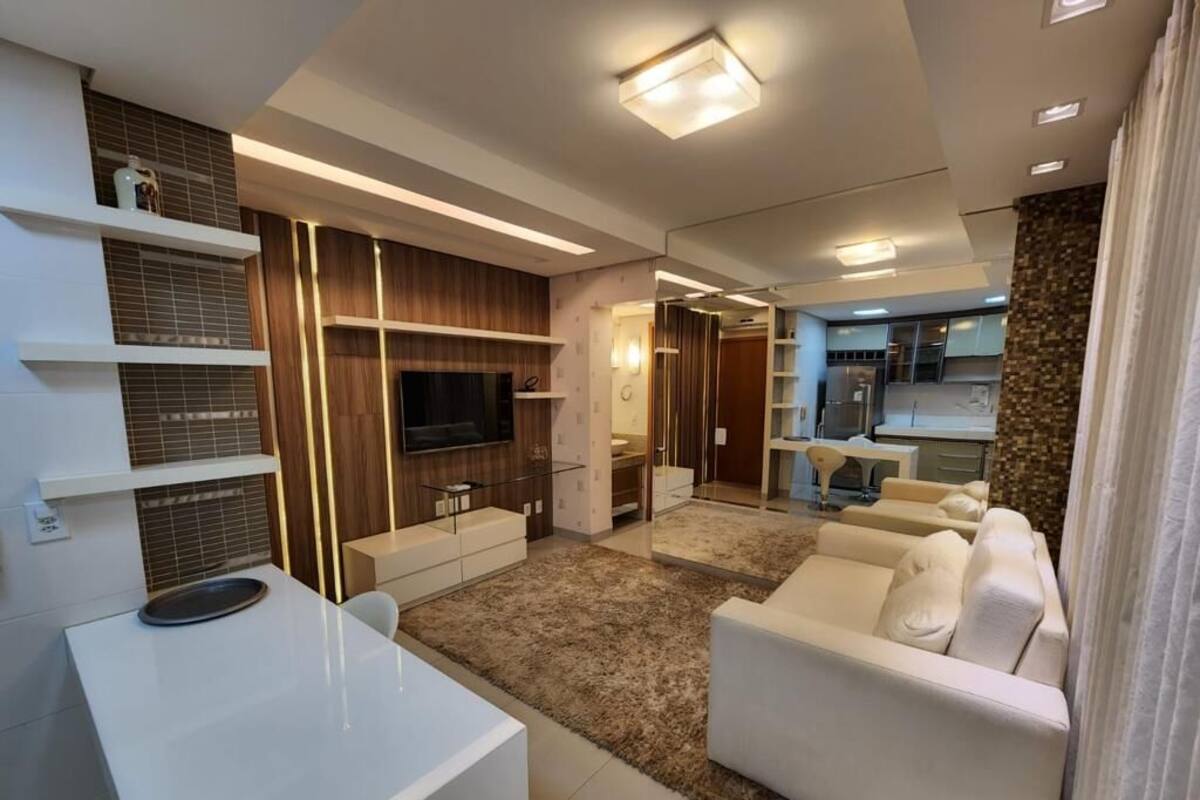 Comfort appartement, 1 queensize bed met slaapbank | Woonruimte