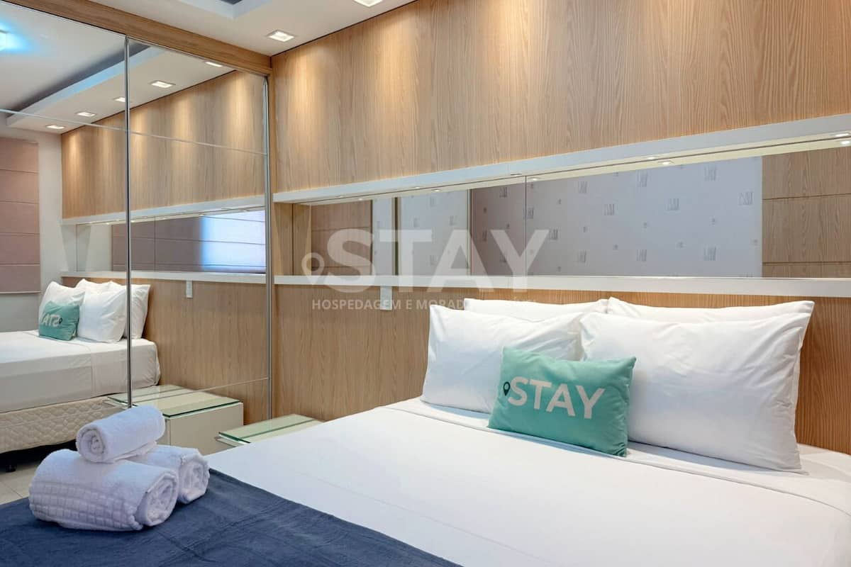 Appartement Confort, 1 grand lit et 1 canapé-lit