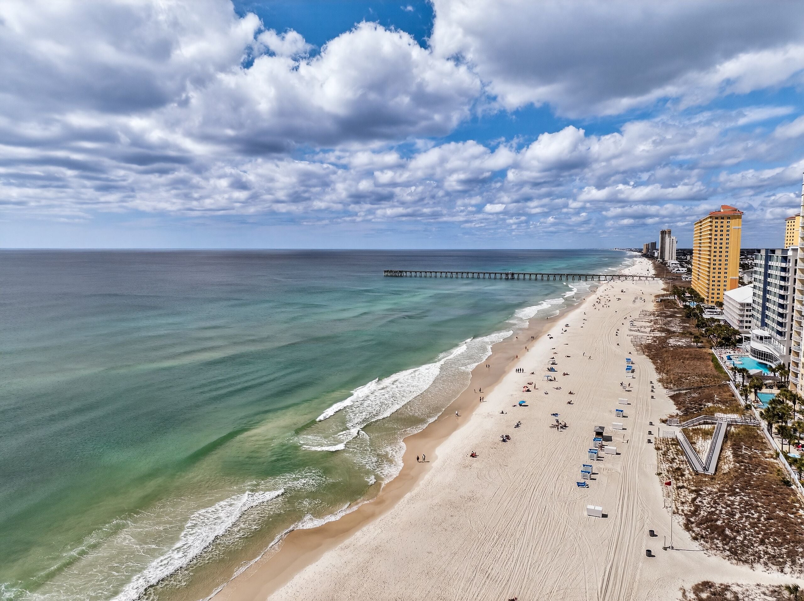 Am Strand, Liegestühle, Strandtücher
