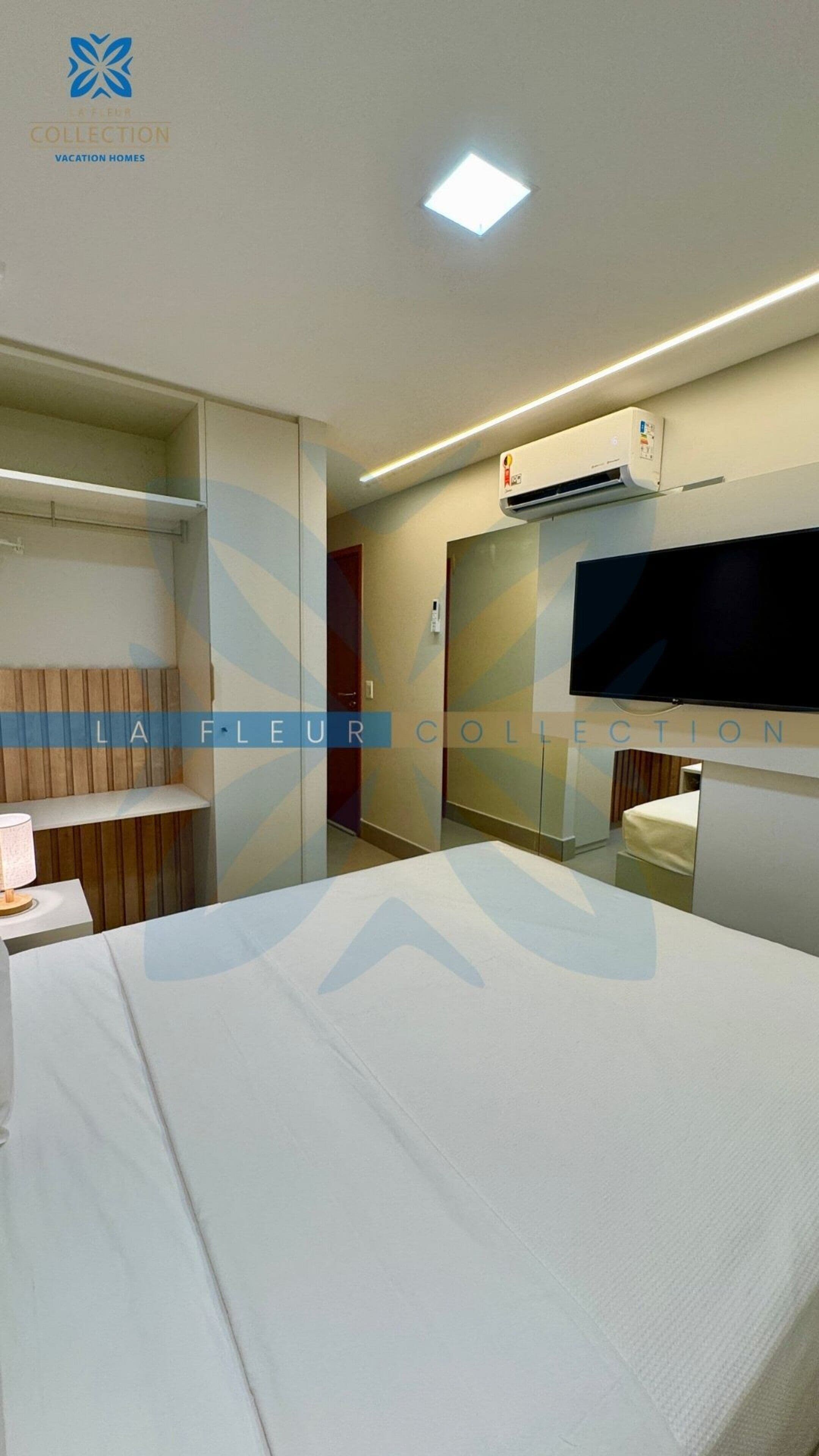 Laptop workspace, blackout curtains, soundproofing, iron/ironing board