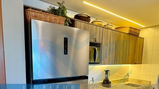 Luxury Apartment | Private kitchen - Polinésia Villa Resort Residences LFCVH (Ipojuca)