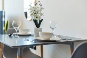 Dining - Modern Balcony Studio in Arjan - Near Miracle Garden & Mall of the Emirates (Dubai)