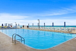 Indoor pool, a heated pool - Regency Towers 1212 | 12th Floor Gulf-Front Condo Sleeps 8 (Panama City Beach)