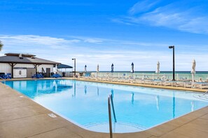 Indoor pool, a heated pool - Regency Towers 1212 | 12th Floor Gulf-Front Condo Sleeps 8 (Panama City Beach)