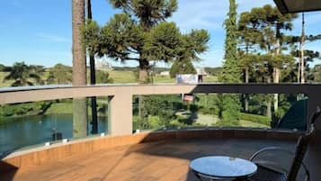 Suite, Balcony, Lake View | Terrace/patio