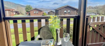 Privately Owned Lodge with Hot Tub and Loch Views