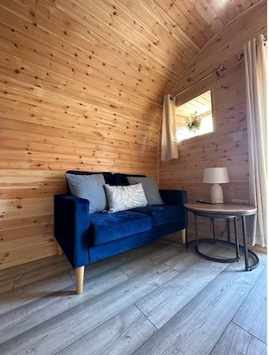 Living area - Foundry Farm Arch- pod Inspired Home (Hexham)